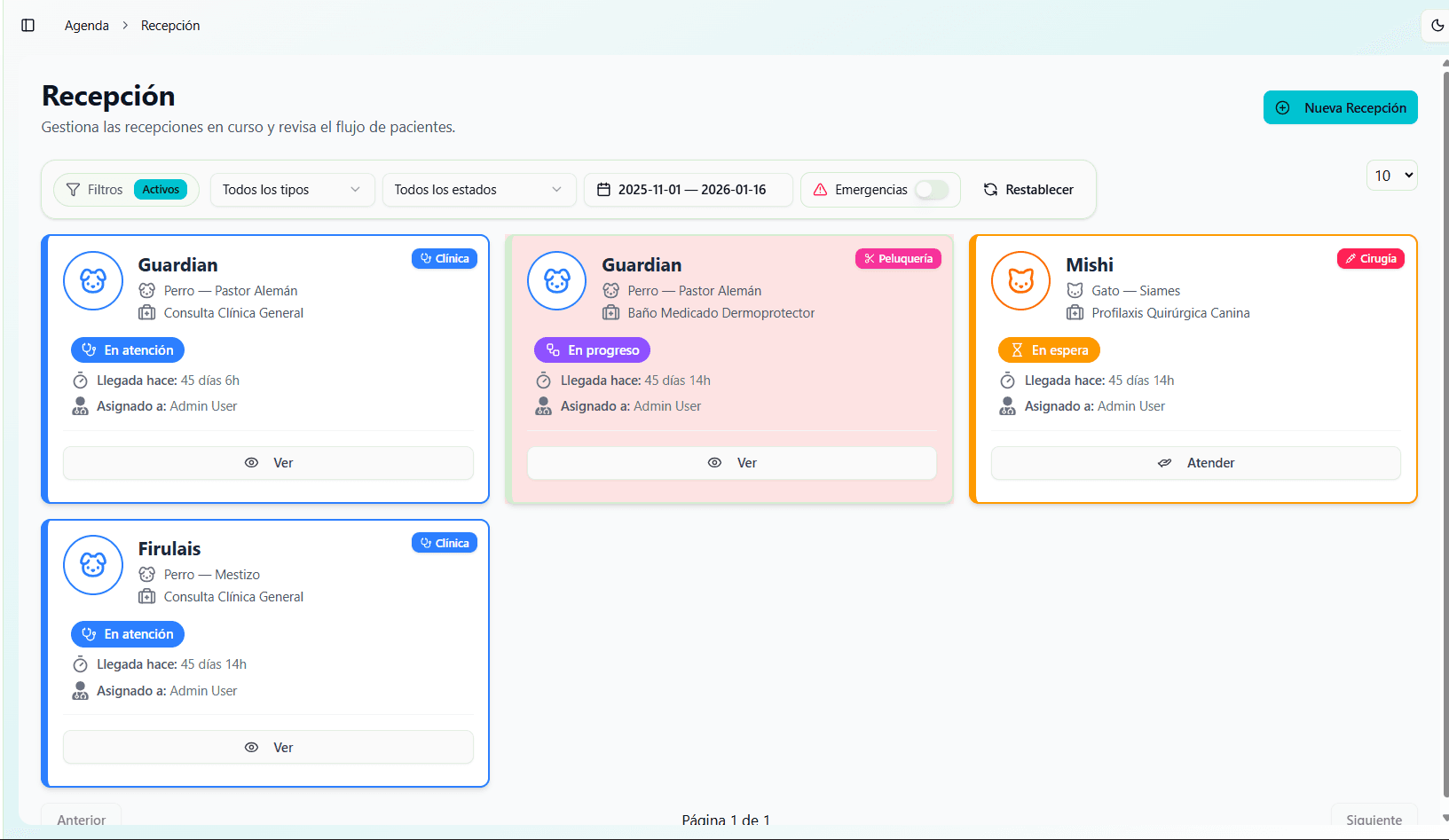 Sistema de Veterinaria